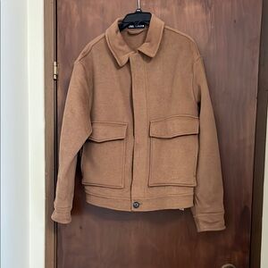 Zara Wool Blend Short Jacket